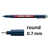 Edding 1800 black fineliner (0.7mm) 4-180007001 239237