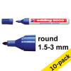 Edding 3000 blue permanent marker (10-pack) 240603 - 1