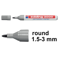 Edding 3000 grey permanent marker 4-3000012 200790