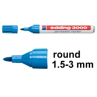 Edding 3000 light blue permanent marker 4-3000010 200788