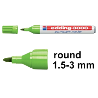 Edding 3000 light green permanent marker 4-3000011 200789