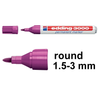 Edding 3000 magenta permanent marker 4-3000020 200798