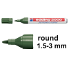 Edding 3000 olive green permanent marker 200793 - 1