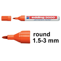 Edding 3000 orange permanent marker 4-3000006 200784