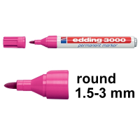 Edding 3000 pink permanent marker 4-3000009 200787