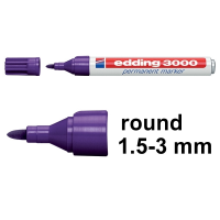 Edding 3000 violet permanent marker 4-3000008 200786