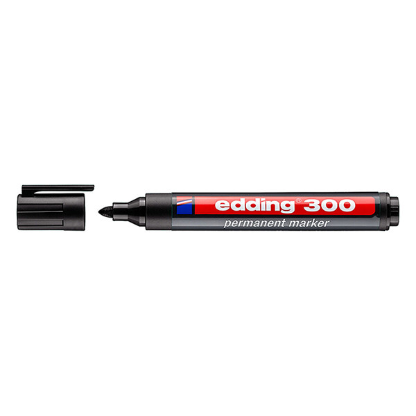 Edding 300 black permanent marker (1.5mm - 3mm) 4-300001 246316 - 1