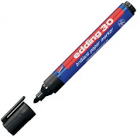 Edding 30 brilliant black paper marker (1.5mm - 3mm round) 4-30001 239204