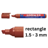 Edding 33 brilliant brown paper marker 4-33007 239218