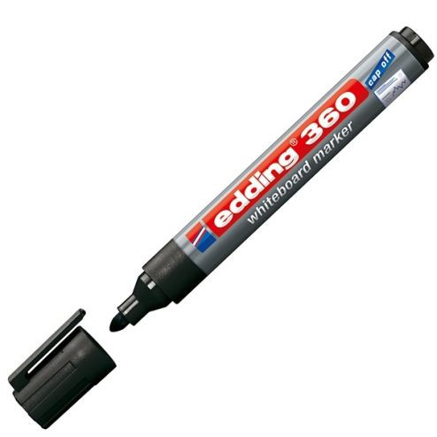 Edding 360 black whiteboard marker (1.5mm - 3mm) 4-360001 240534 - 1