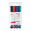Edding 360 drywipe marker assorted (4-pack)
