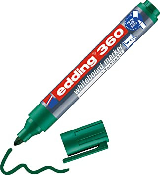 Edding 360 green whiteboard marker (1.5mm - 3mm) 4-360004 240537 - 1