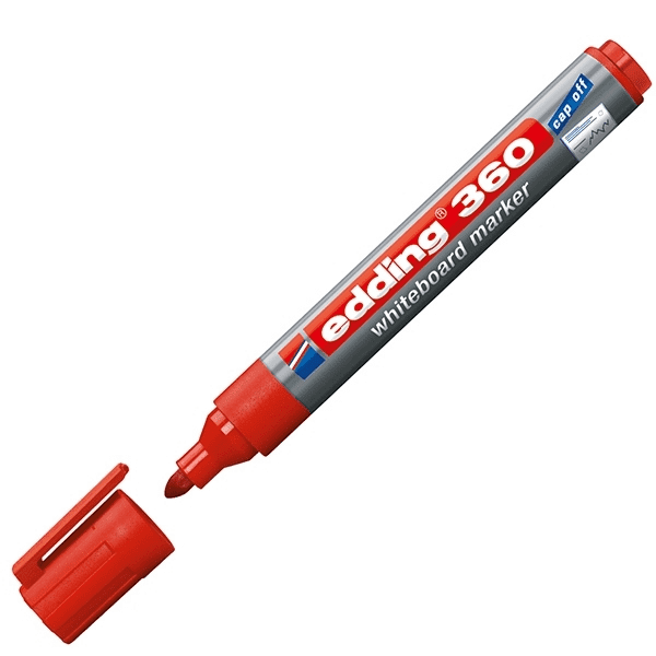 Edding 360 red whiteboard marker (1.5mm - 3mm) 4-360002 240535 - 1