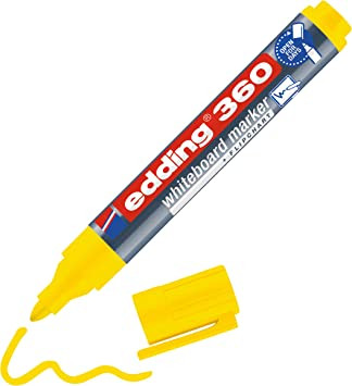 Edding 360 yellow whiteboard marker (1.5mm - 3mm) 4-360005 240538 - 1