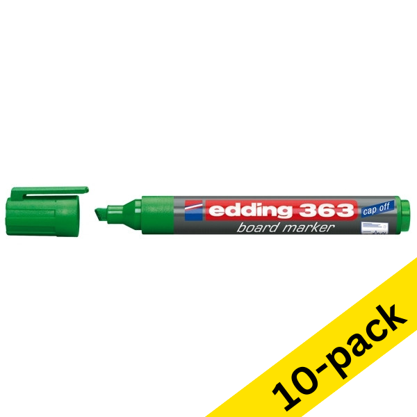 Edding 363 green whiteboard marker (10-pack)  239482 - 1