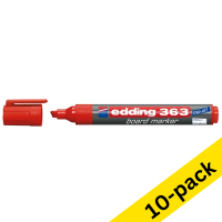 Edding 363 red whiteboard marker (10-pack)  239480