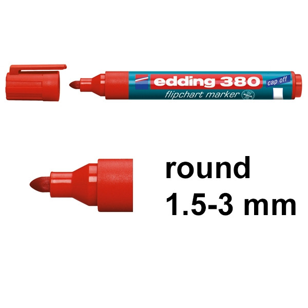 Edding 380 red flipchart marker 4-380002 200951 - 1