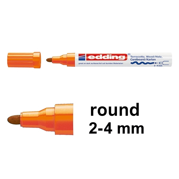 Edding 4000 orange lacquer marker 4-4000006 239118 - 1