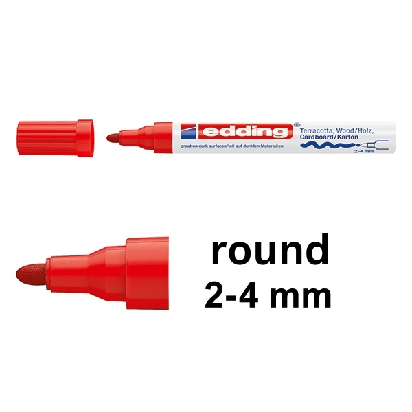 Edding 4000 red lacquer marker 4-4000002 239114 - 1