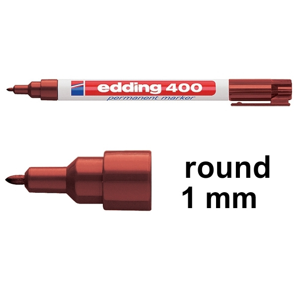 Edding 400 brown permanent marker 4-400007 200801 - 1