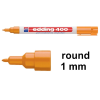 Edding 400 orange permanent marker (10-pack) 239492 - 1