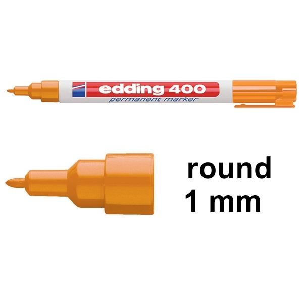 Edding 400 orange permanent marker 4-400006 200800 - 1