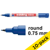 Edding 404 blue permanent marker (10-pack) 239502 - 1