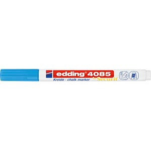 Edding 4085 light blue chalk marker (1mm - 2 mm round) 4-4085010 240096 - 1
