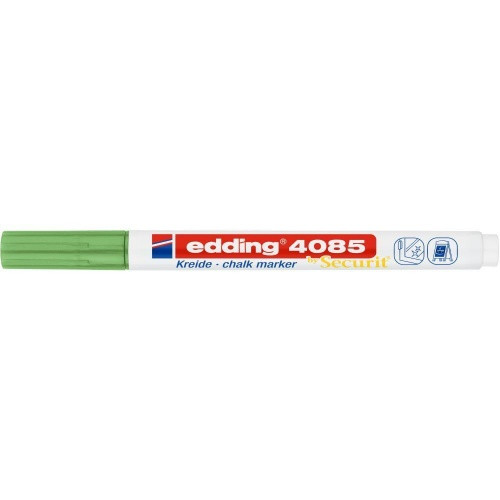Edding 4085 metallic green chalk marker (1mm - 2mm round) 4-4085074 240107 - 1