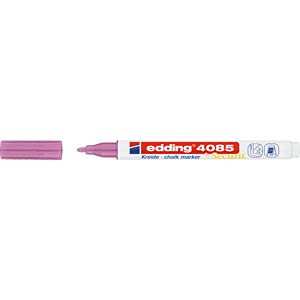 Edding 4085 metallic pink chalk marker (1mm - 2mm round) 4-4085079 240109 - 1