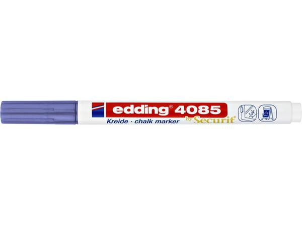 Edding 4085 metallic purple chalk marker (1mm - 2mm round) 4-4085078 240108 - 1