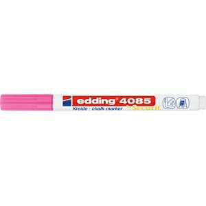 Edding 4085 neon pink chalk marker (1mm - 2mm round) 4-4085069 240105 - 1
