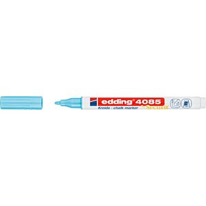Edding 4085 pastel blue chalk marker (1mm - 2mm round) 4-4085139 240113 - 1