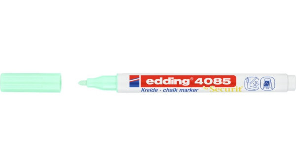 Edding 4085 pastel green chalk marker (1mm - 2mm round) 4-4085137 240111 - 1