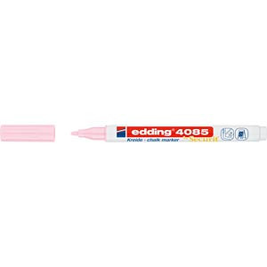 Edding 4085 pastel pink chalk marker (1mm - 2mm round) 4-4085138 240112 - 1