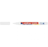 Edding 4085 white chalk marker (1mm - 2mm round) 4-4085049 240097
