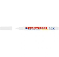 Edding 4085 white chalk marker (1mm - 2mm round) 4-4085049 240097