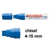 Edding 4090 blue chalk marker, 4mm - 15mm chisel