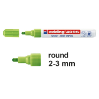 Edding 4095 light green chalk marker, 2mm - 3mm 4-4095011 200901
