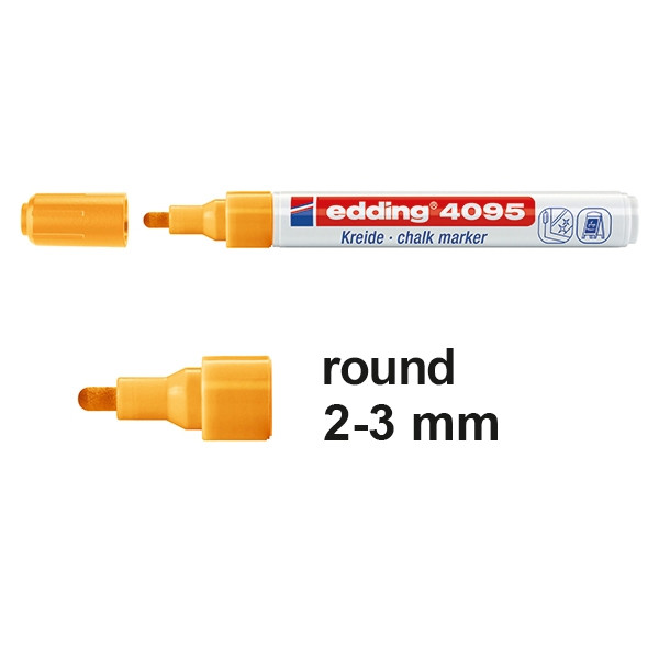 Edding 4095 orange chalk marker, 2mm - 3mm 4-4095066 200904 - 1