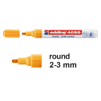 Edding 4095 orange chalk marker (2mm - 3mm round) 4-4095066 200904