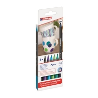 Edding 4200 Cool porcelain brush pen (6-pack) 4-4200-6099 239302