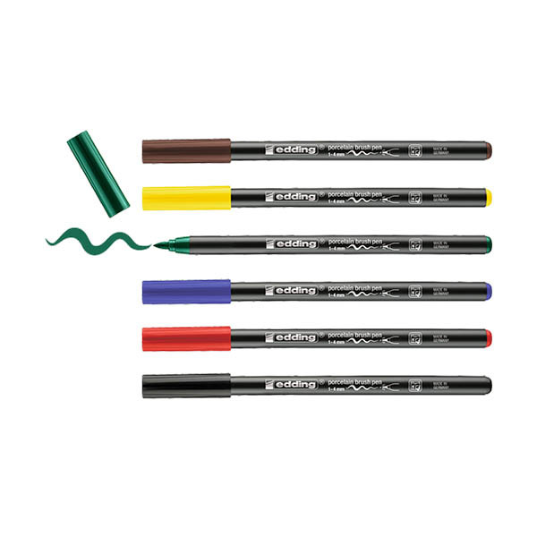 Edding 4200 Family porcelain brush pen (6-pack) 239300 - 1
