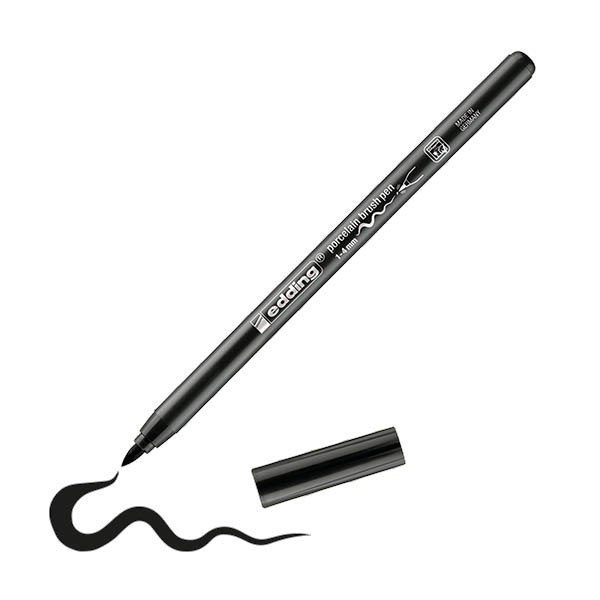Edding 4200 black porcelain brush pen 239285 - 1