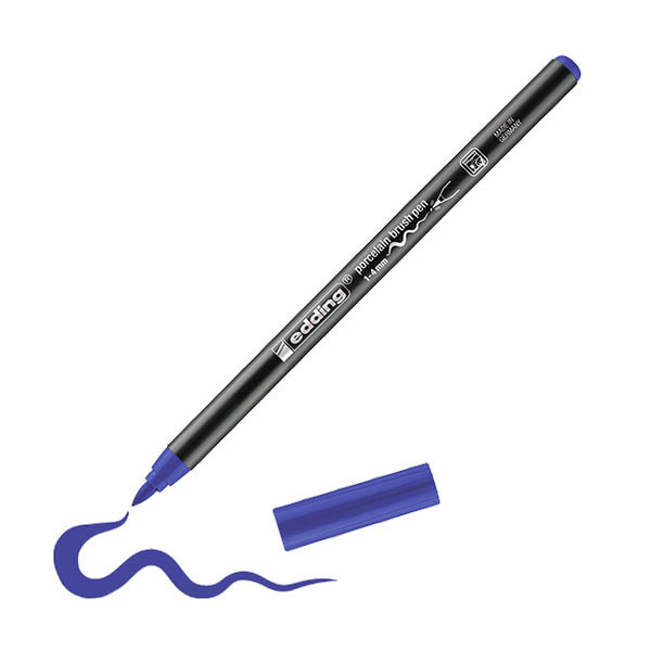 Edding 4200 blue porcelain brush pen 239287 - 1