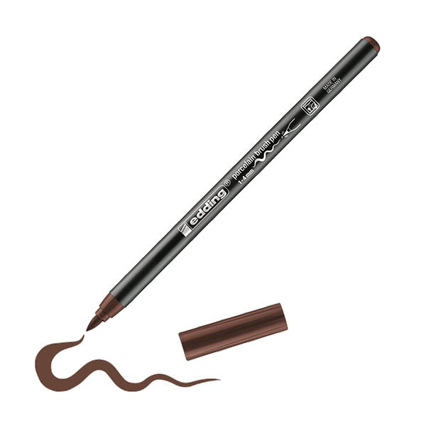 Edding 4200 brown porcelain brush pen 239291 - 1