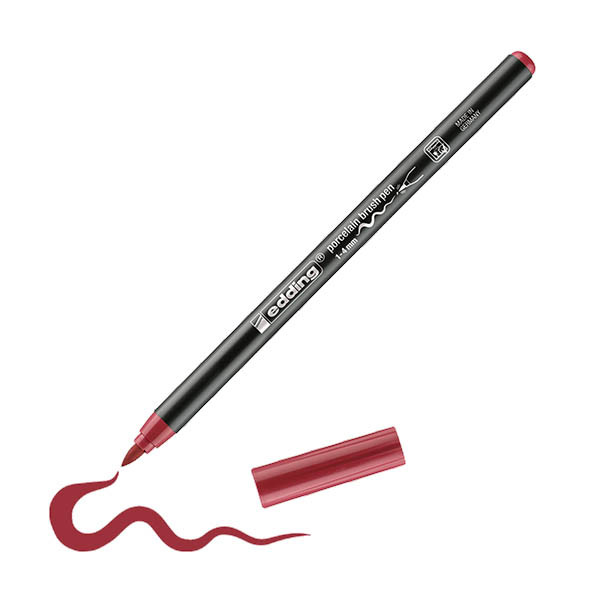 Edding 4200 carmine red porcelain brush pen 239298 - 1