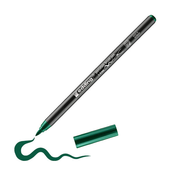 Edding 4200 green porcelain brush pen 239288 - 1