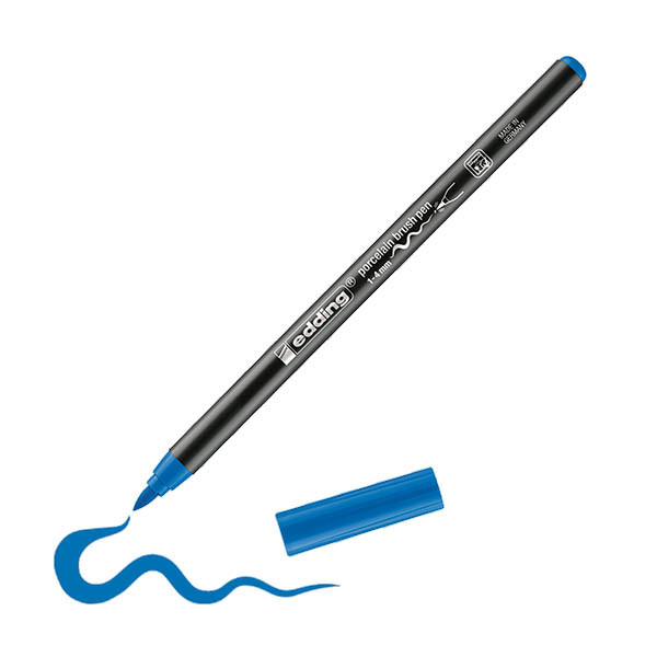 Edding 4200 light blue porcelain brush pen 239294 - 1
