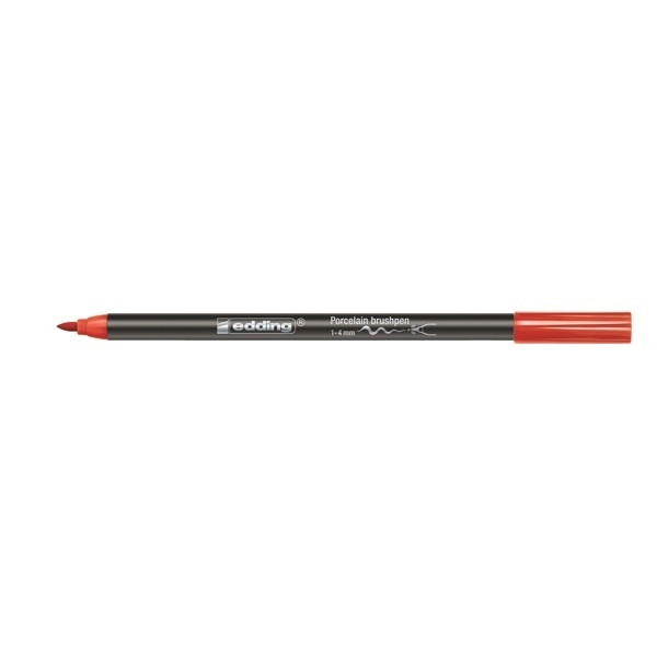 Edding 4200 red porcelain brush pen 4-4200002 239286 - 1